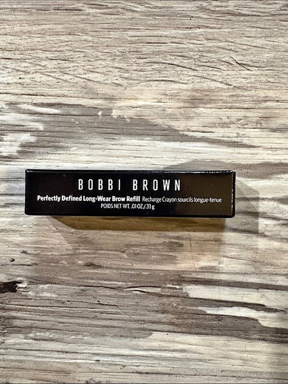 Bobbi Brown Perfectly Defined Long-Wear Brow Pencil Refill in Soft Black NWT